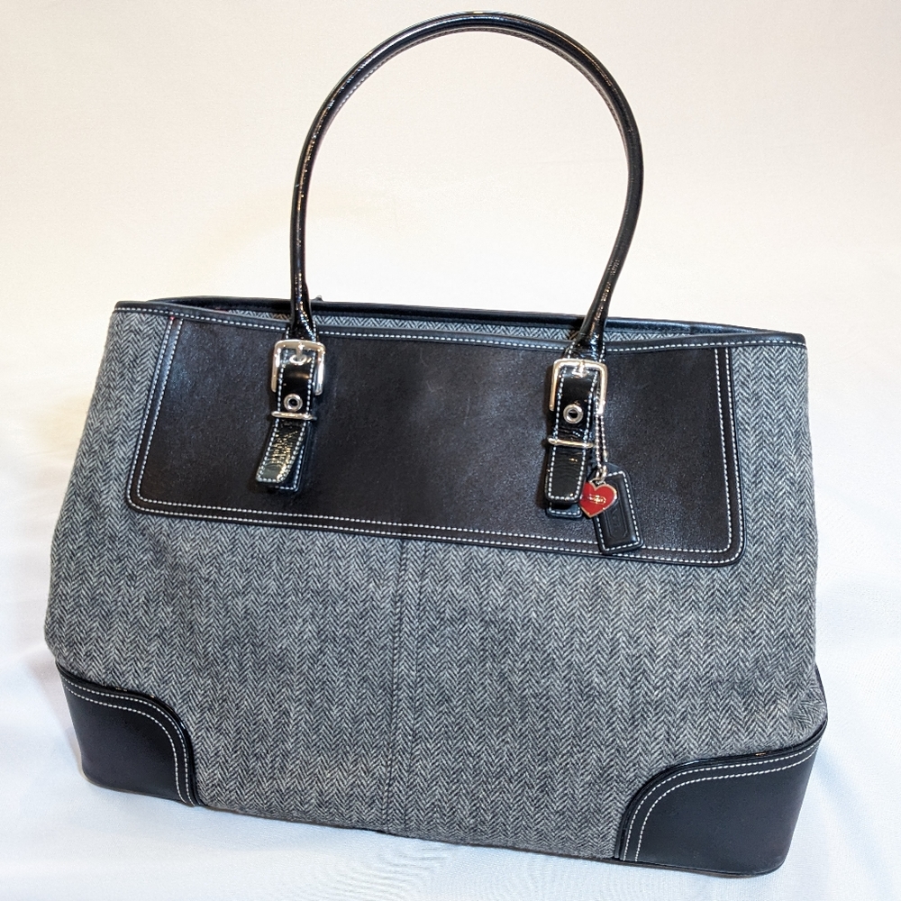 Coach 1408 Herringbone Shoulder Bag